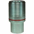 Dixon WS-BOP Wing Style High Pressure Plug, 1-11-1/2 Nominal, FNPT, Steel, Domestic WS8F8-BOP